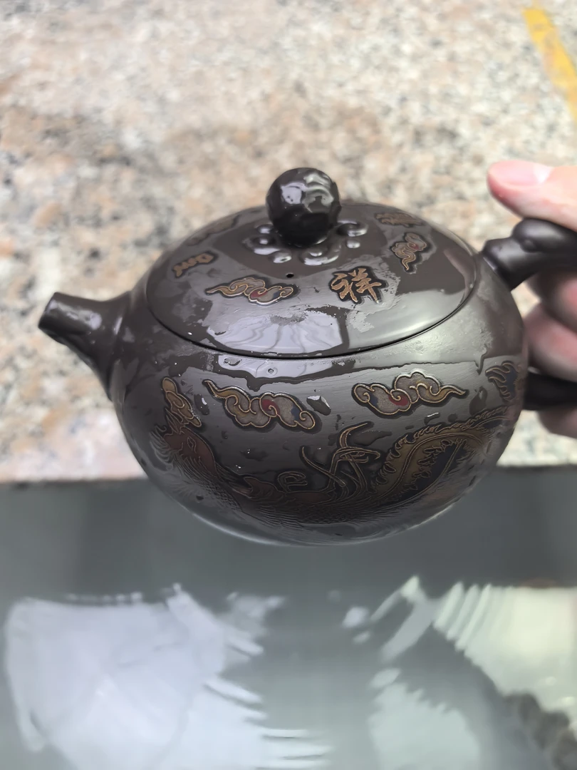 【闪购商品】老紫泥双龙西施壶  E