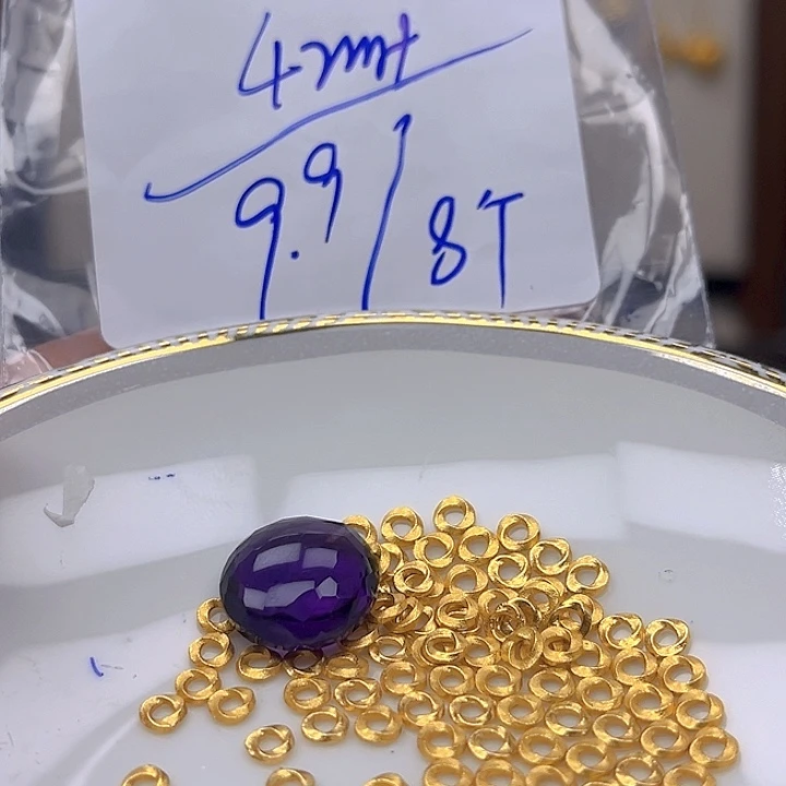 银S925镶嵌颈饰紫晶紫晶925镶嵌92