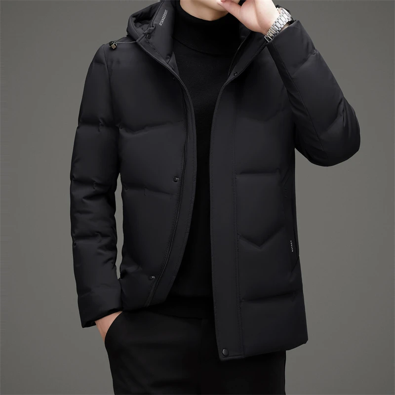 波司极寒羽绒服男士2024冬白鸭绒高端潮流保暖商务休闲连帽外套