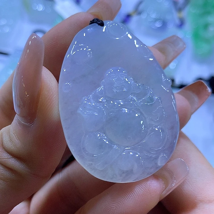 翡翠未镶嵌颈饰天然翡翠A货吊坠
