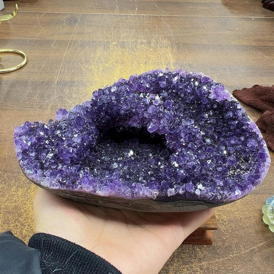 紫晶摆件未镶嵌晶体