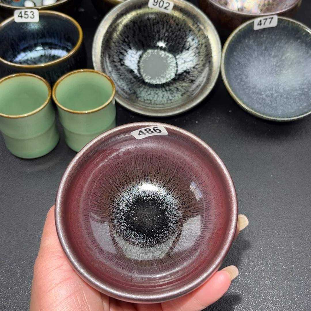 茶盏486 建盏单盏放大漏…………