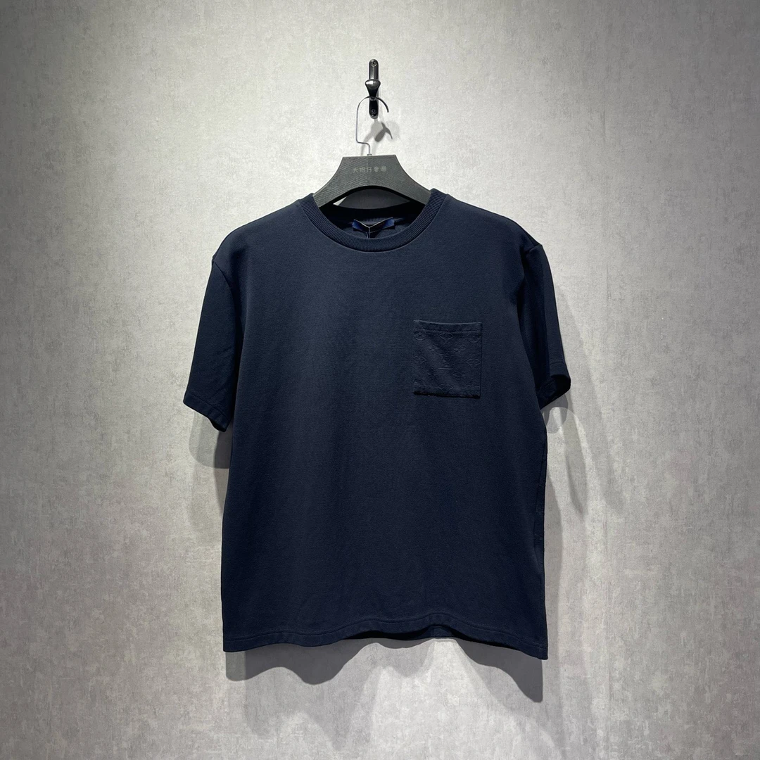 全新未使用 LouisVuitton/路易威登 胸前口袋logo短袖/L码/
