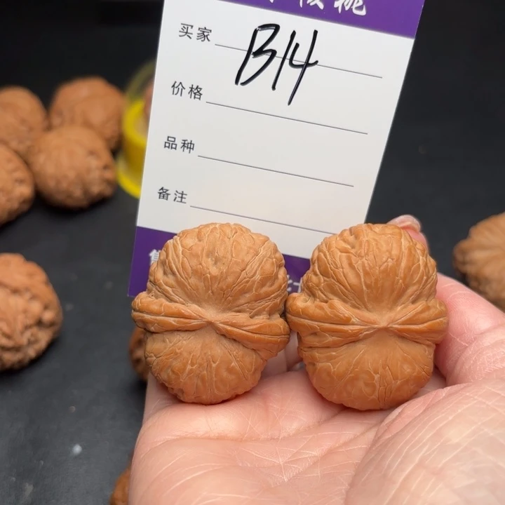 龙***鱼桃核吊坠42元宝狮子头