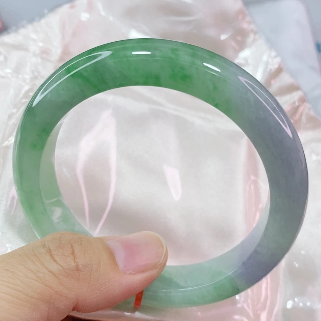 未镶嵌手镯翡翠哈****影5758圈口