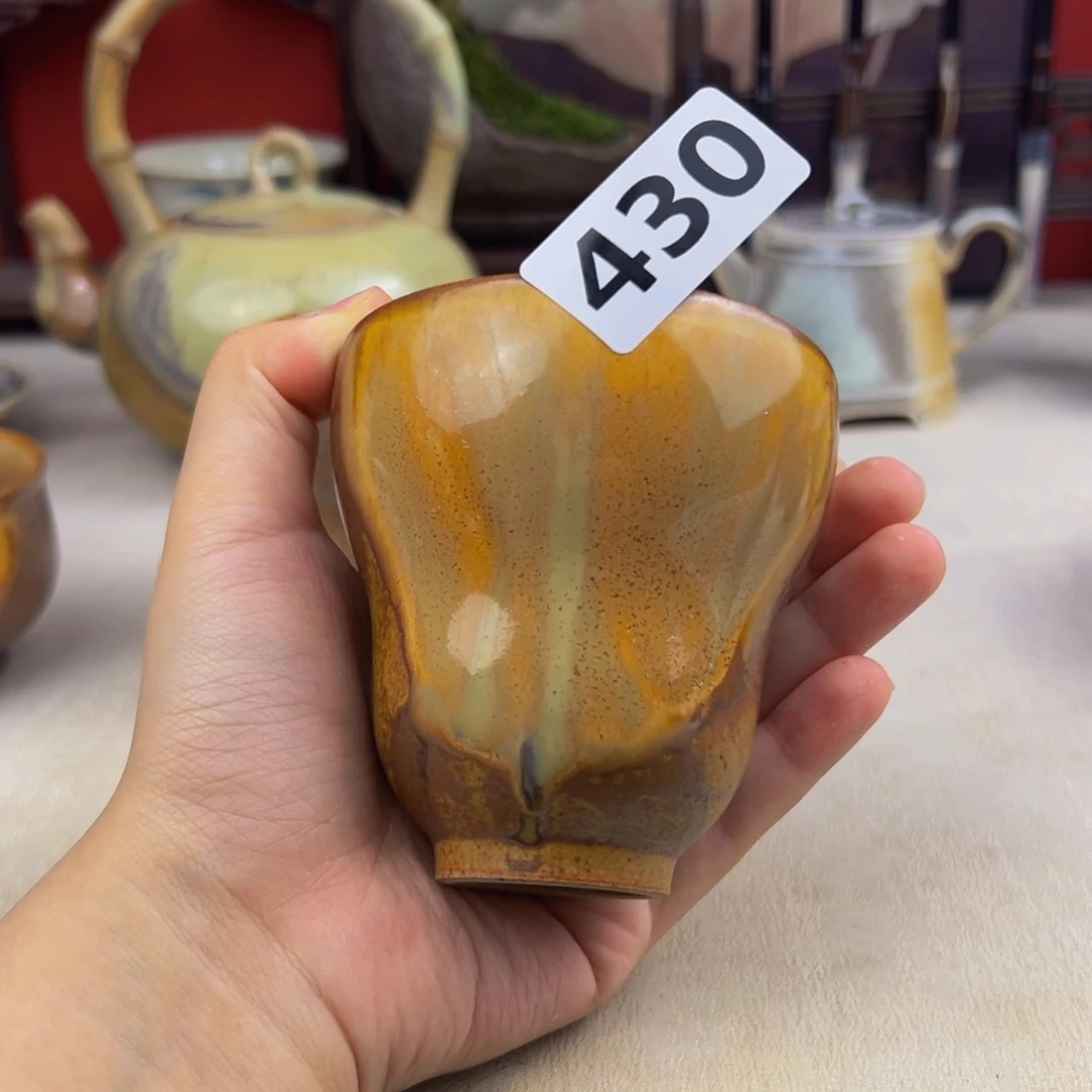 杯纯手工柴烧主人杯