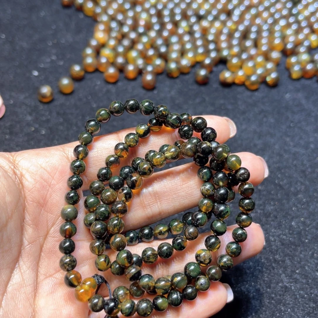 琥珀手链未镶嵌?****?海藻108