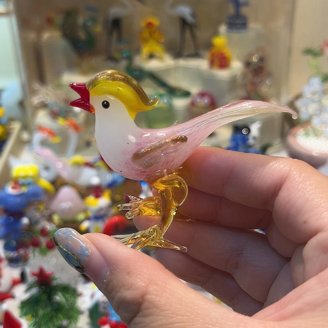 琉璃手工艺品吉祥鸟