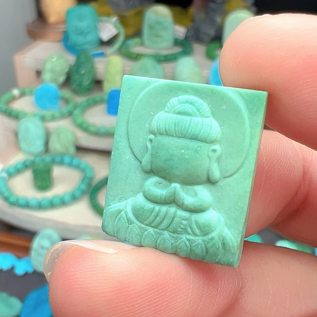 绿松石未镶嵌主播万珍