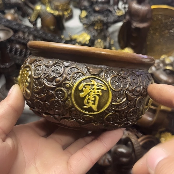 顺顺利利，铜器摆件