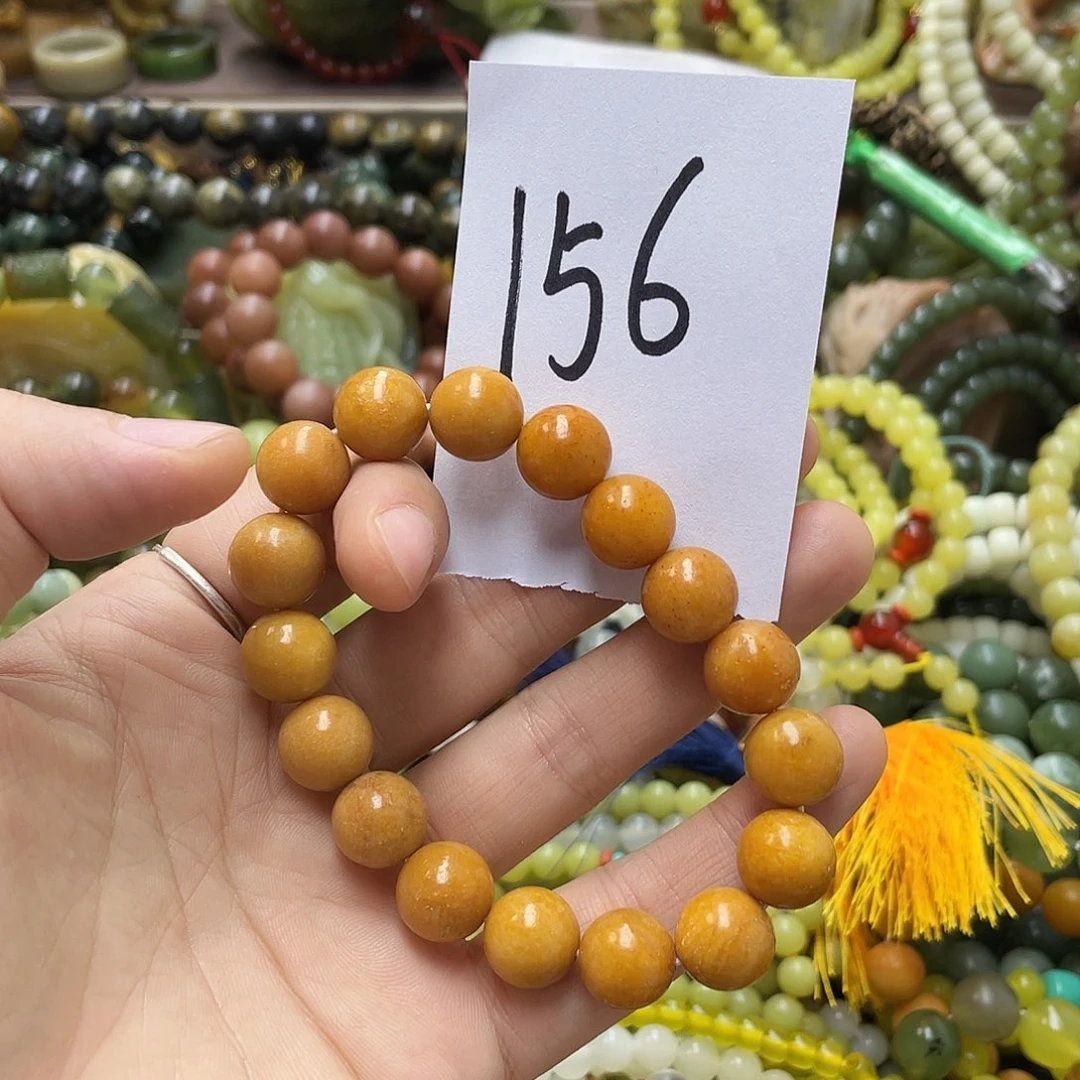 未镶嵌蛇纹石玉手链