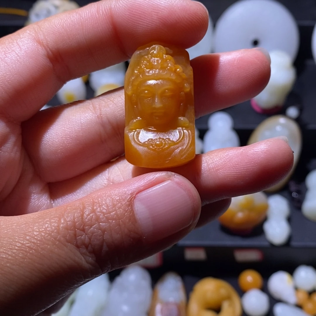 (***✲和田玉未镶嵌颈饰