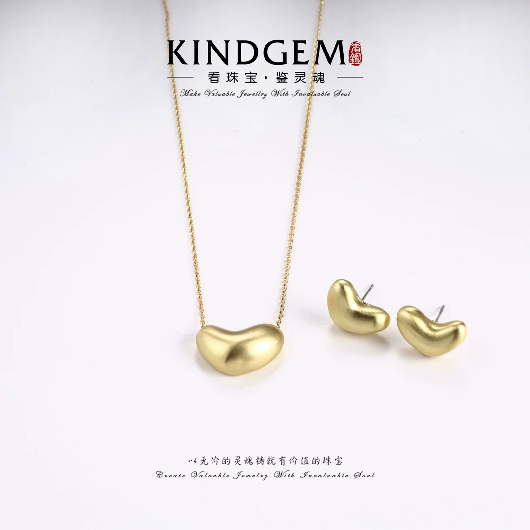 铜合金仿珍珠项链 轻奢温柔风精致百搭项链耳环套装（45cm）C-32777