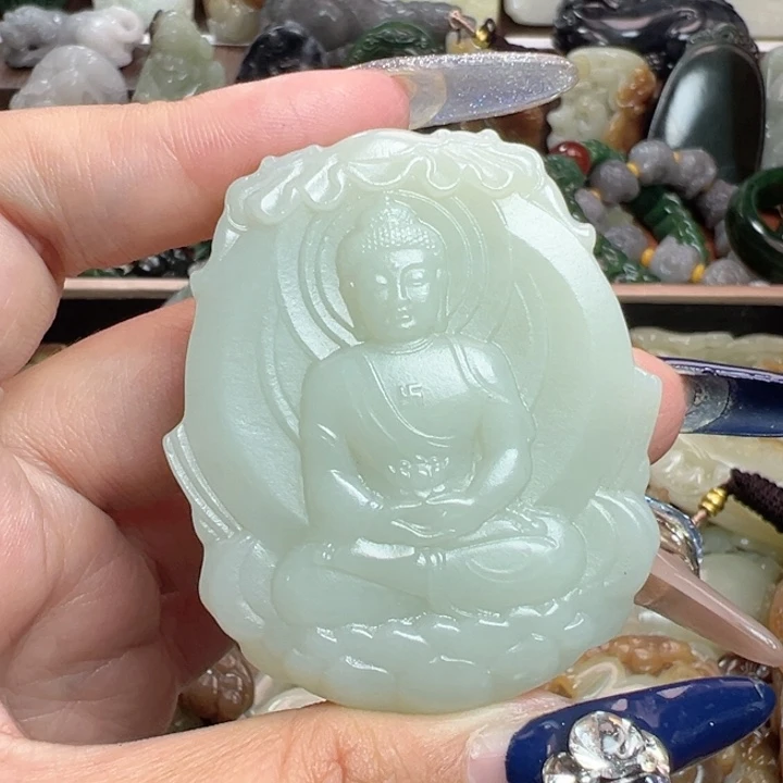 颈饰未镶嵌和田玉
