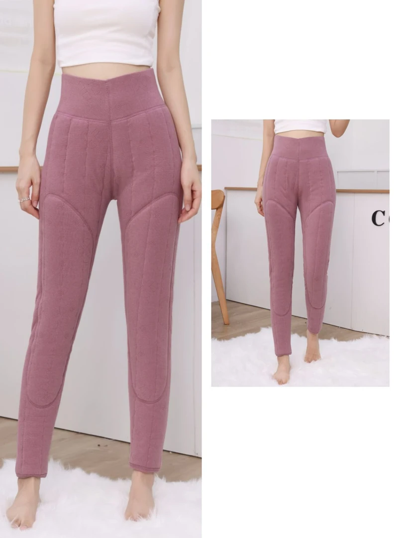 2025冬季加厚高腰600克保暖男女护膝加绒羊毛保暖打底裤