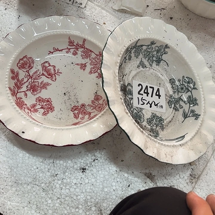 瓷微瑕外贸餐具2474