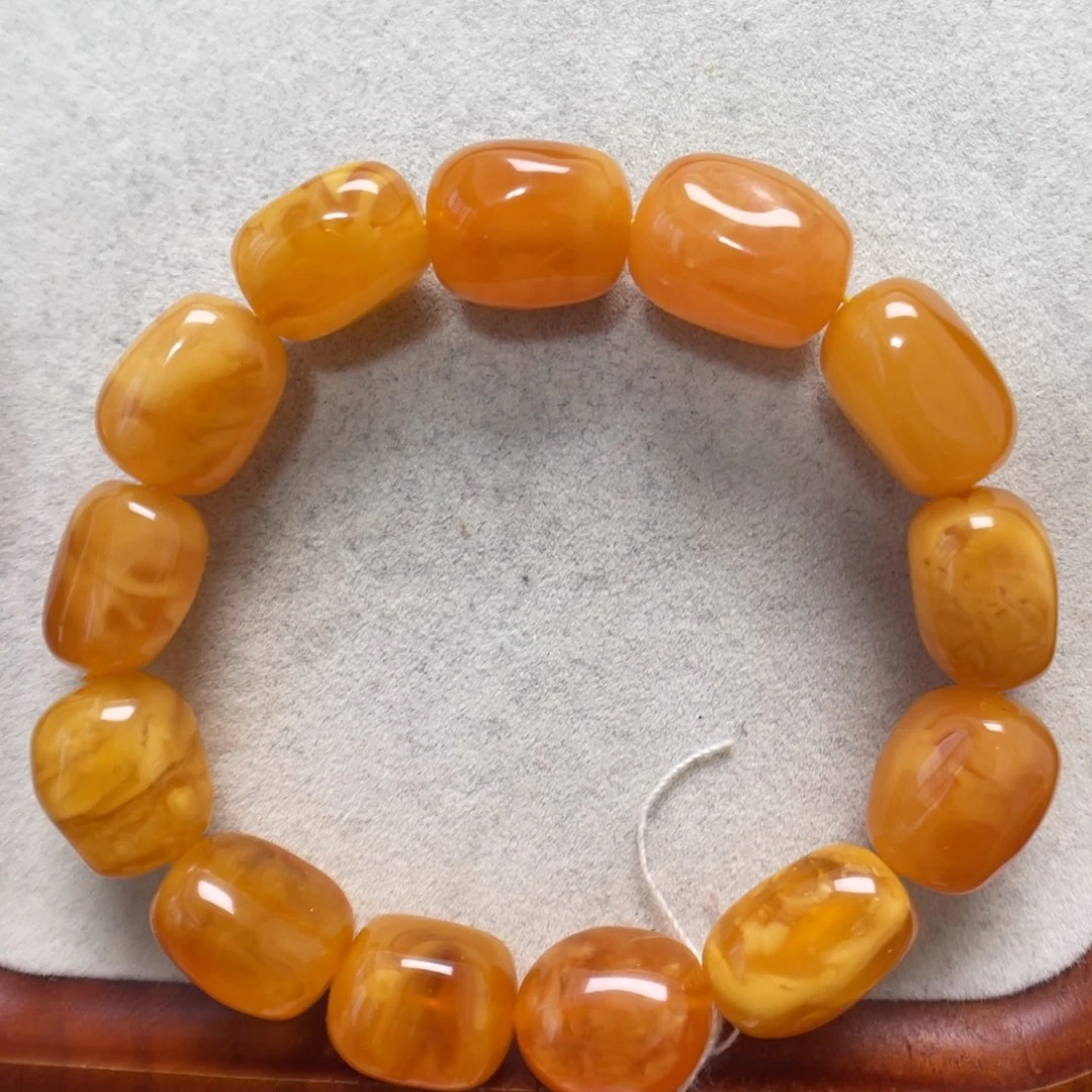 蜜蜡未镶嵌手串蜜蜡