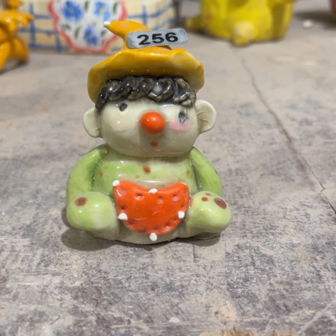 摆件纯手工陶瓷摆件尾货福利256