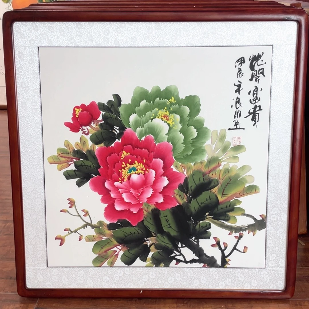 国画带框尺寸63*63厘米