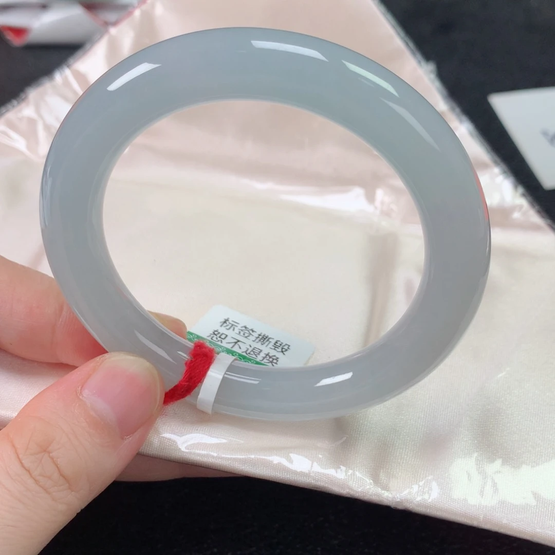 未镶嵌手镯翡翠缅甸天然翡翠手镯55
