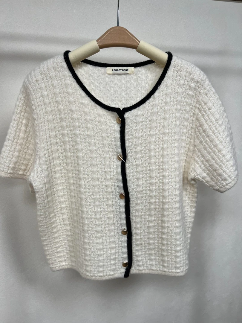 YIYUN天地爆短袖毛衣#19178