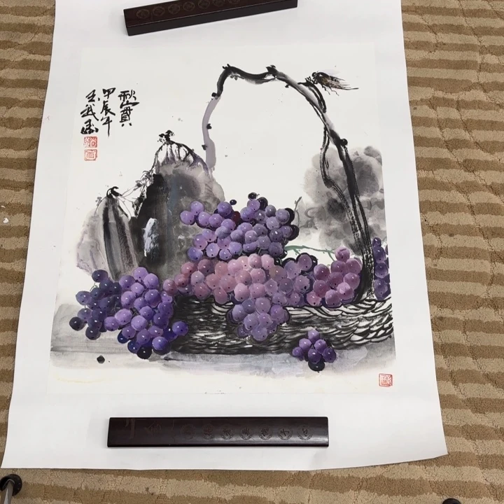 国画花鸟等多种形式