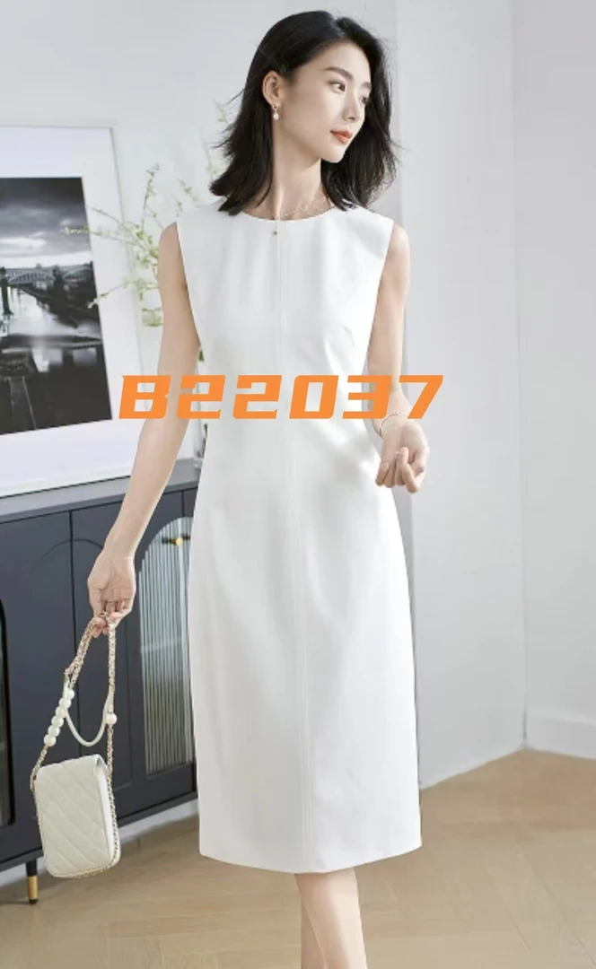 【MCHEN】新品定制系列格子连衣裙-B22037