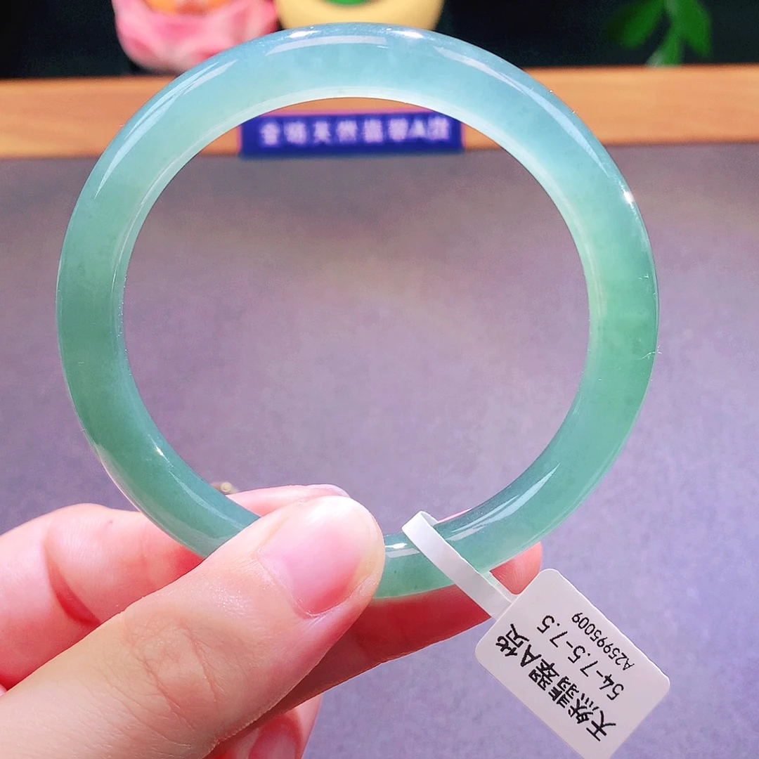 翡翠未镶嵌手镯天然翡翠