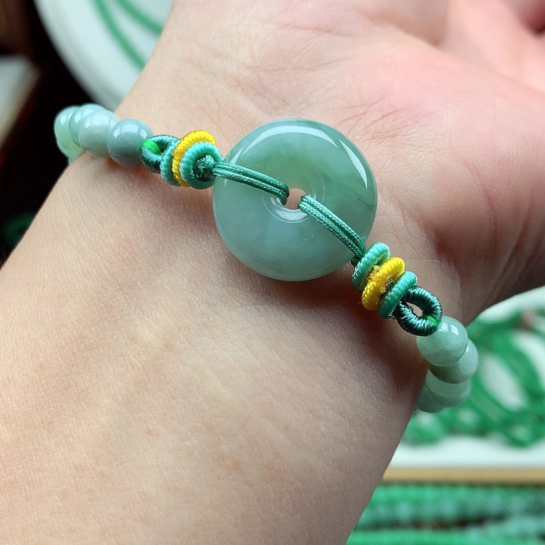 未镶嵌手链翡翠翡翠