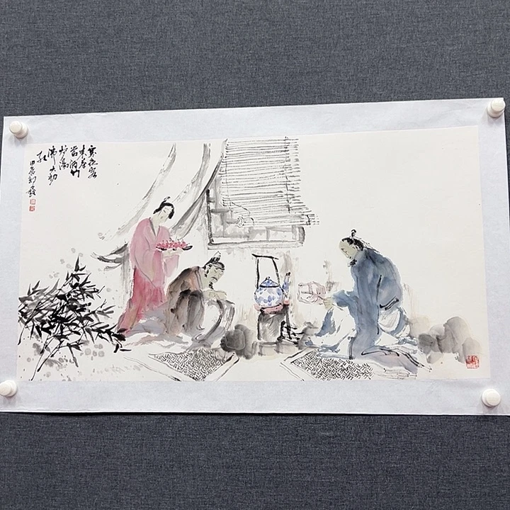 水彩加*书画作品多次