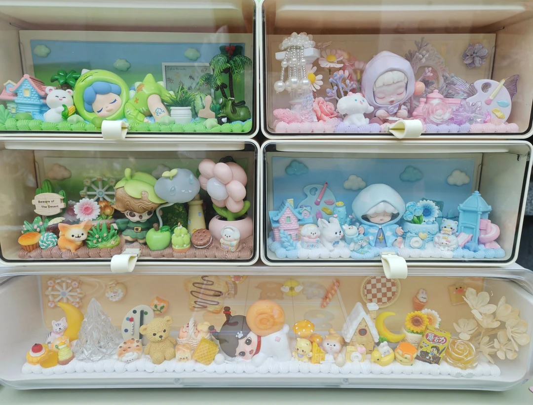 （水果）奶油胶制品摆件-萌粒小飞机