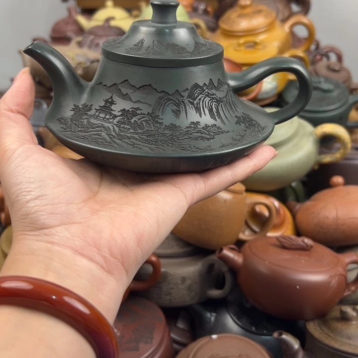 茶壶紫砂微晃盖子