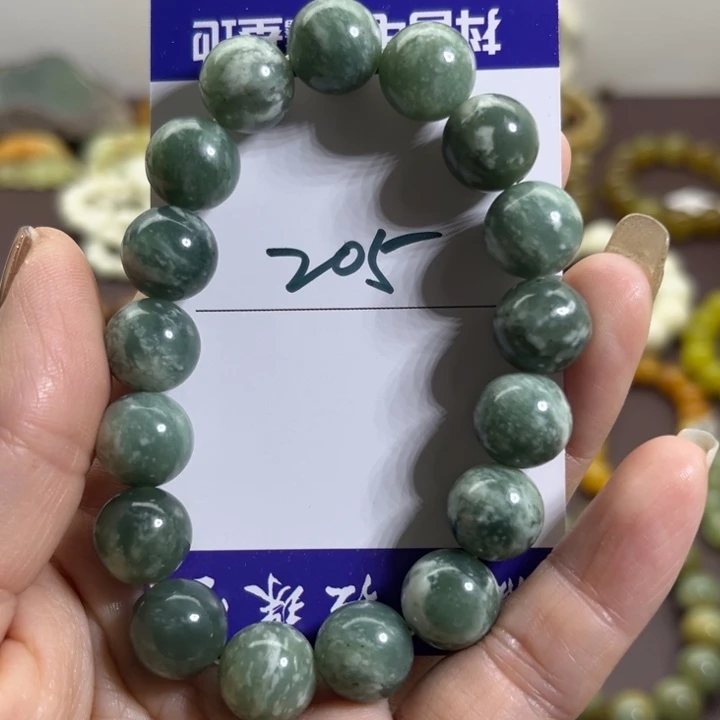 蛇纹石玉未镶嵌手链