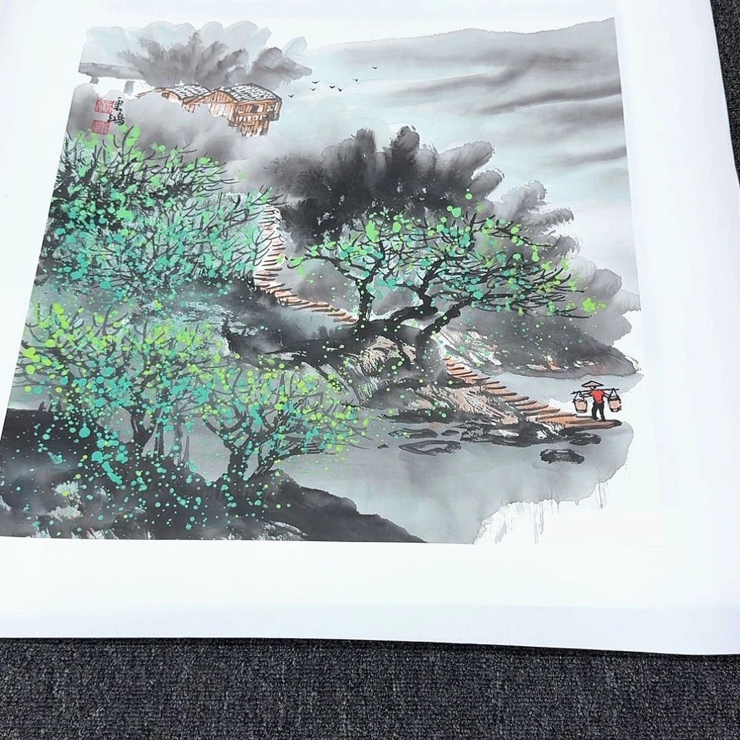 国画【十周年放漏】黄云鸿纯手绘作品50✖️50