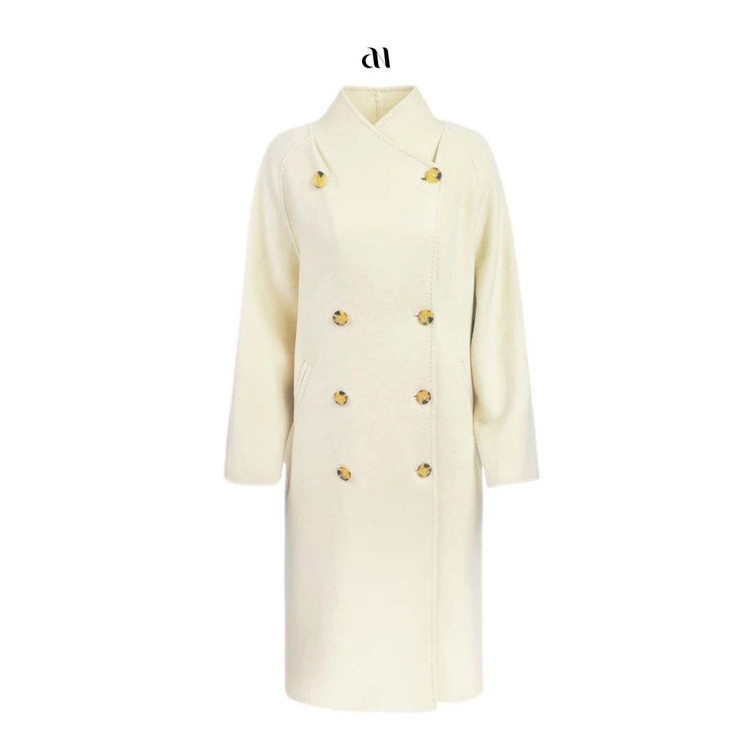 Aiko 专属高领双排扣大衣