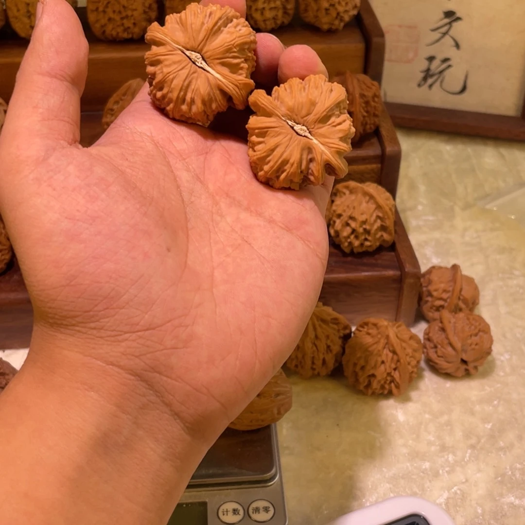 41白狮子卡姿兰文玩核桃