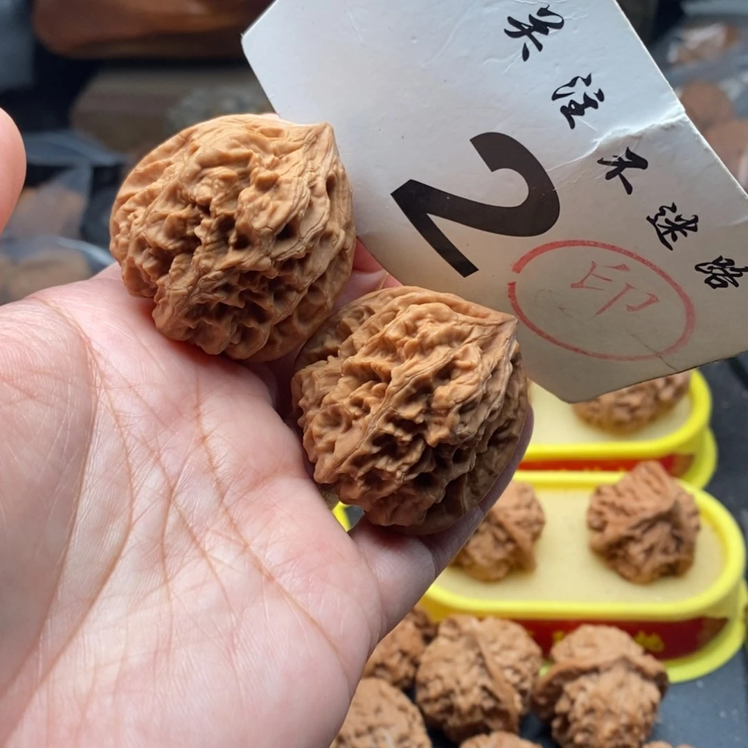 把件文玩核桃40野生无名