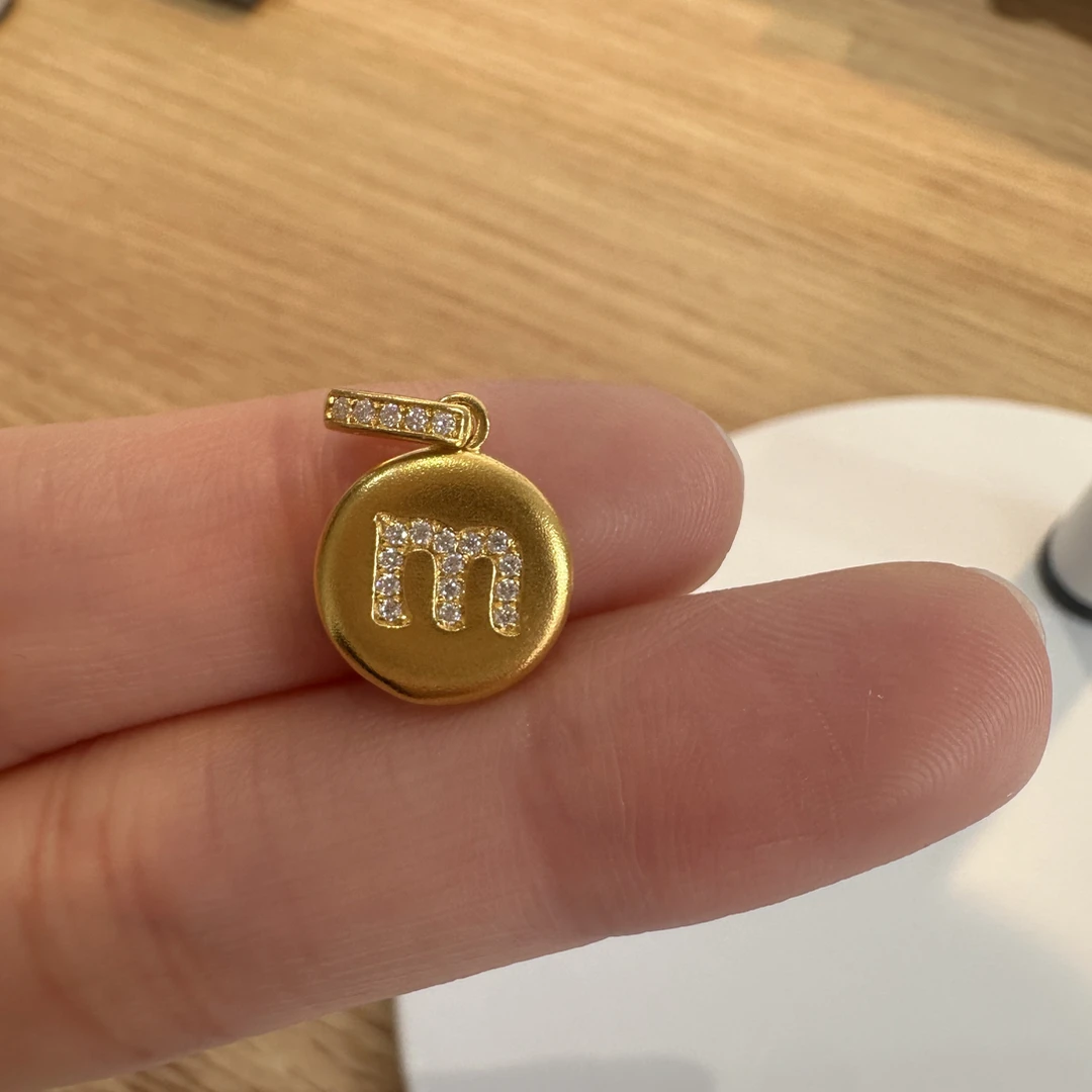 足金999 黄金5G工艺 吊坠