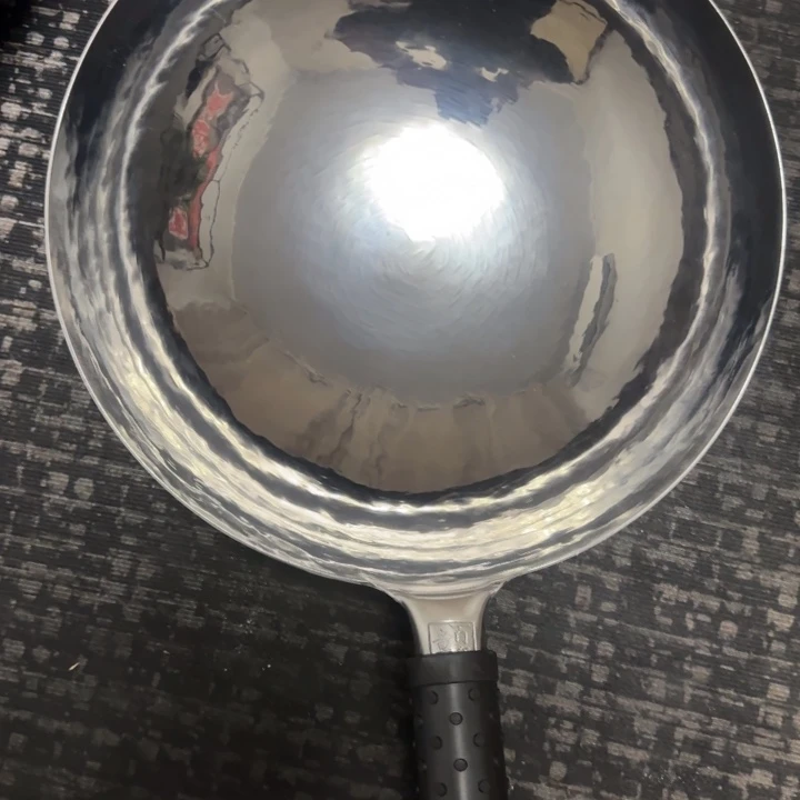 山***)熟铁手工锻打铁锅32