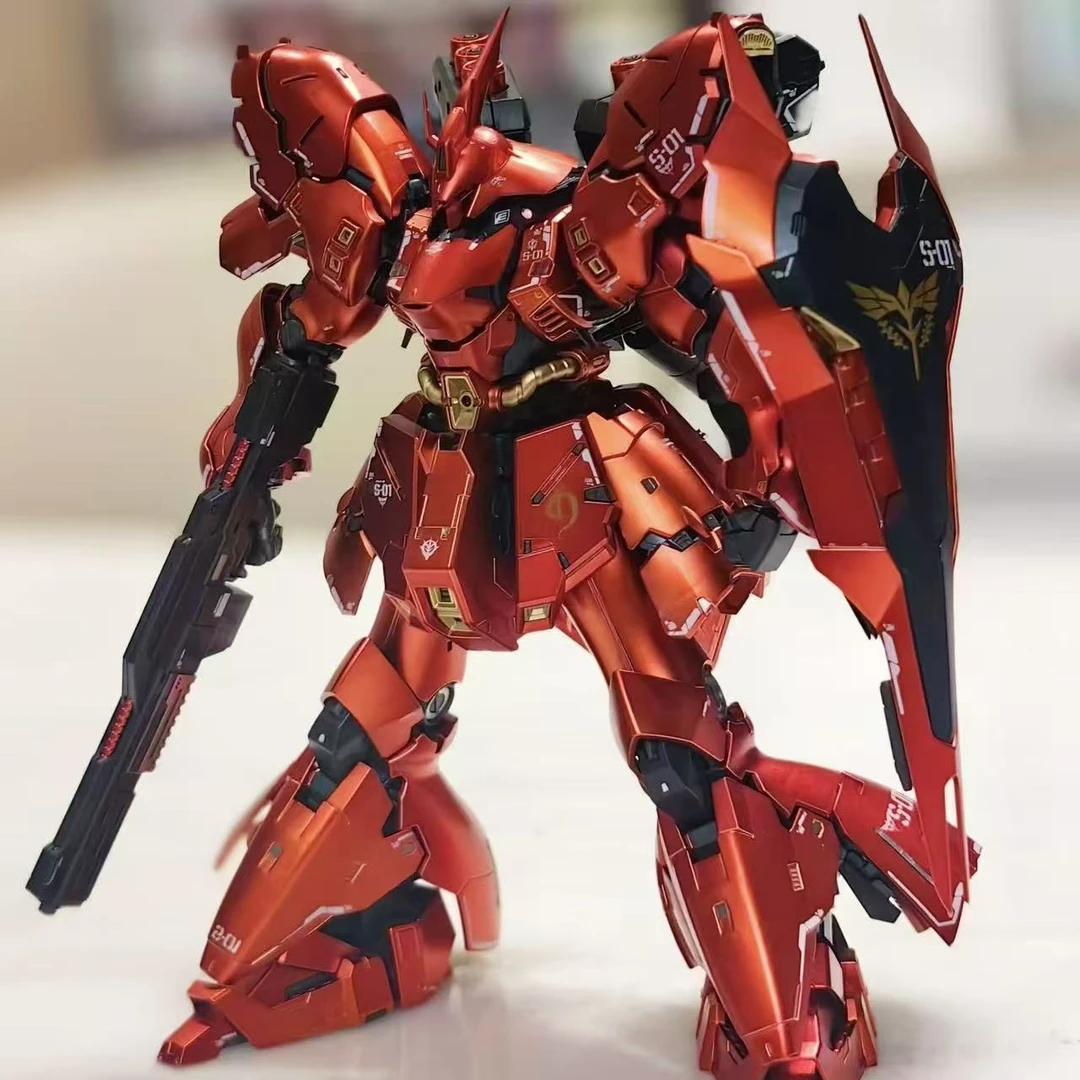 钣喷电镀 RG沙扎比 四海模型  1/144拼装模型玩具 全喷涂代工