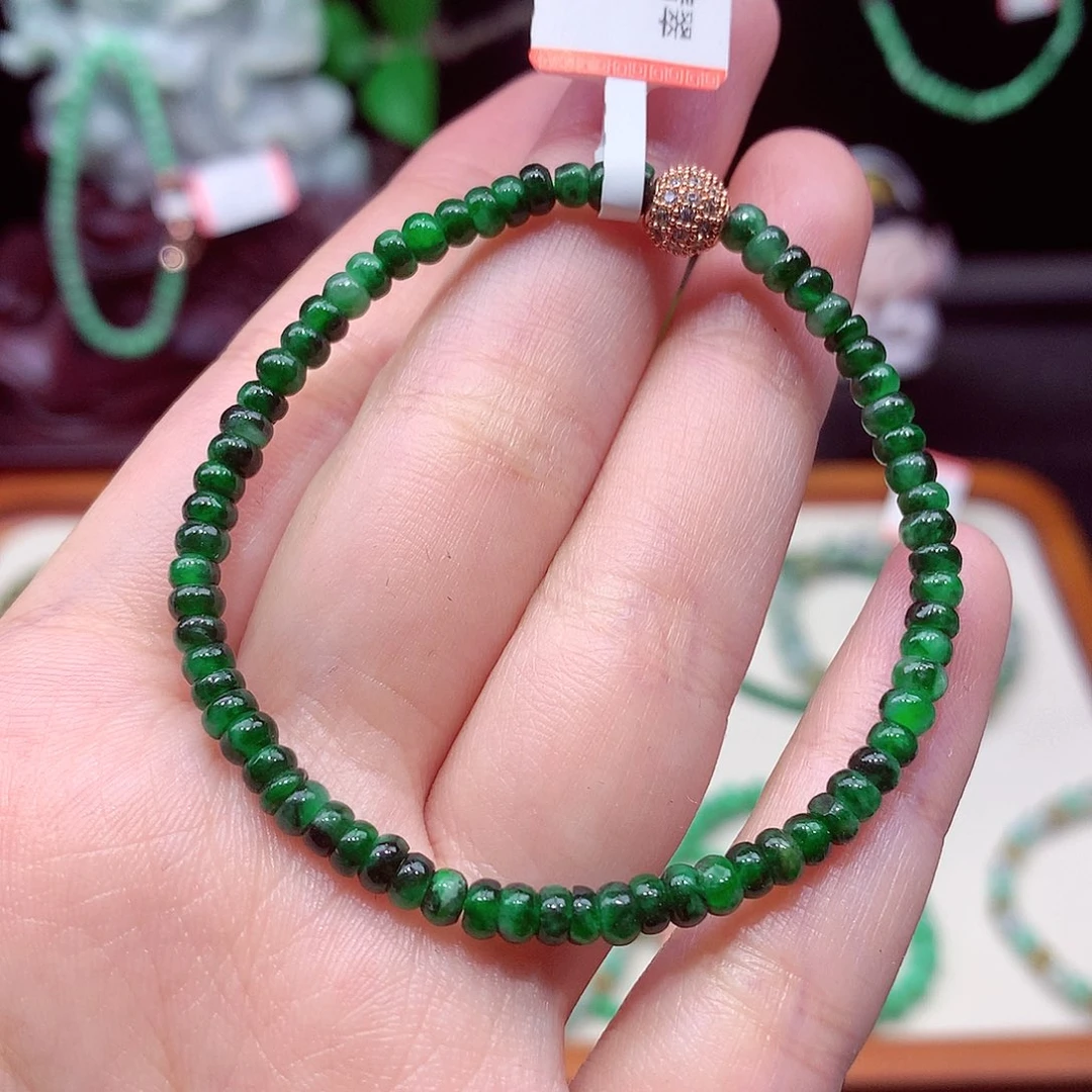 未镶嵌手链翡翠翡翠