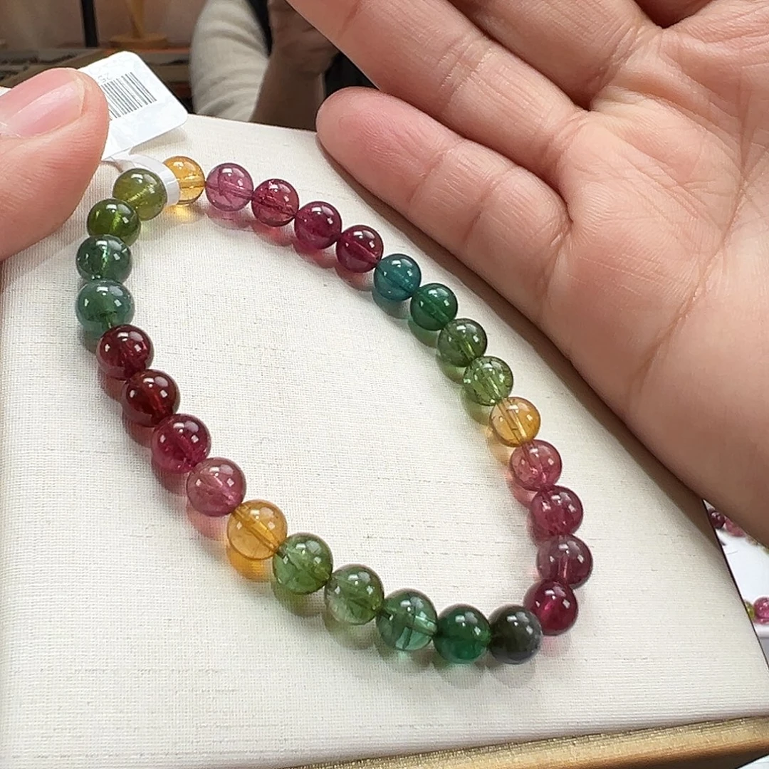 手串未镶嵌碧玺6.3mmmmmmmm