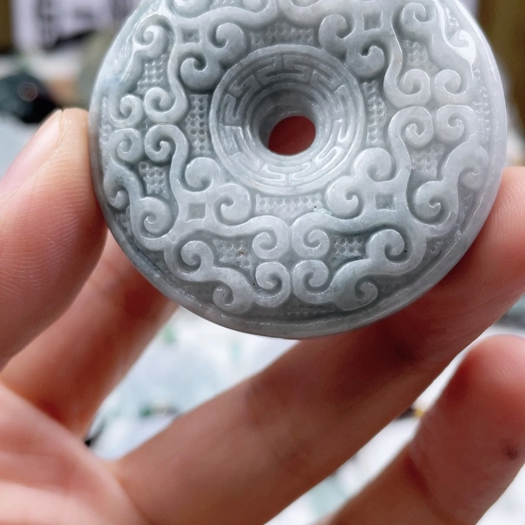 翡翠颈饰未镶嵌0916挂件