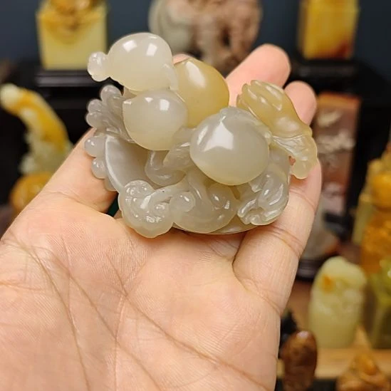 寿山石手把件手把件