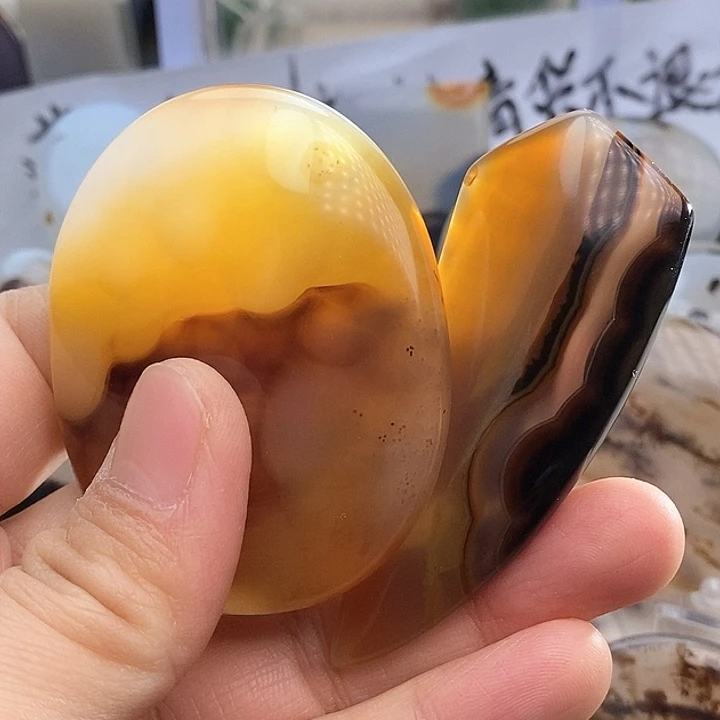 玛瑙/玉髓颈饰未镶嵌玖*