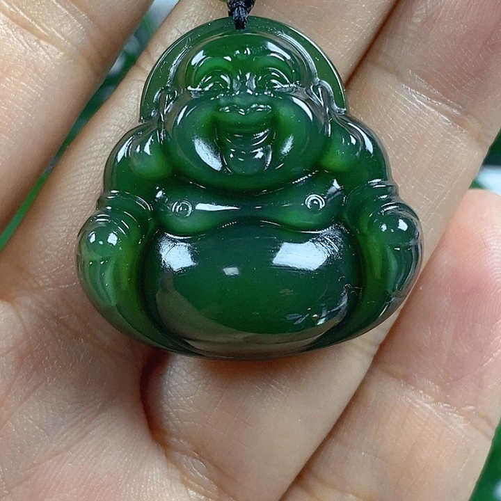 吊坠(不含链)未镶嵌和田玉（碧玉）