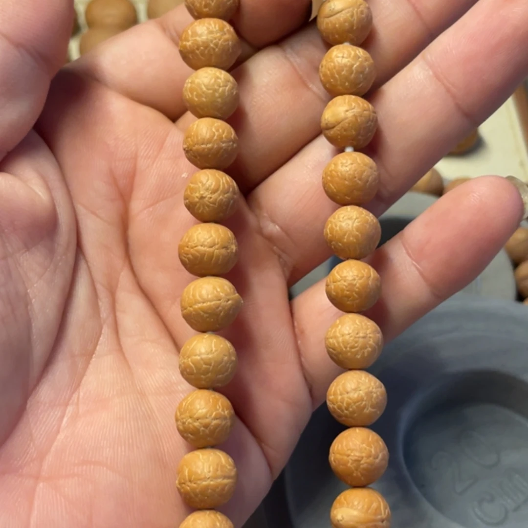 手串凤眼菩提老树厚皮壳手持10.5