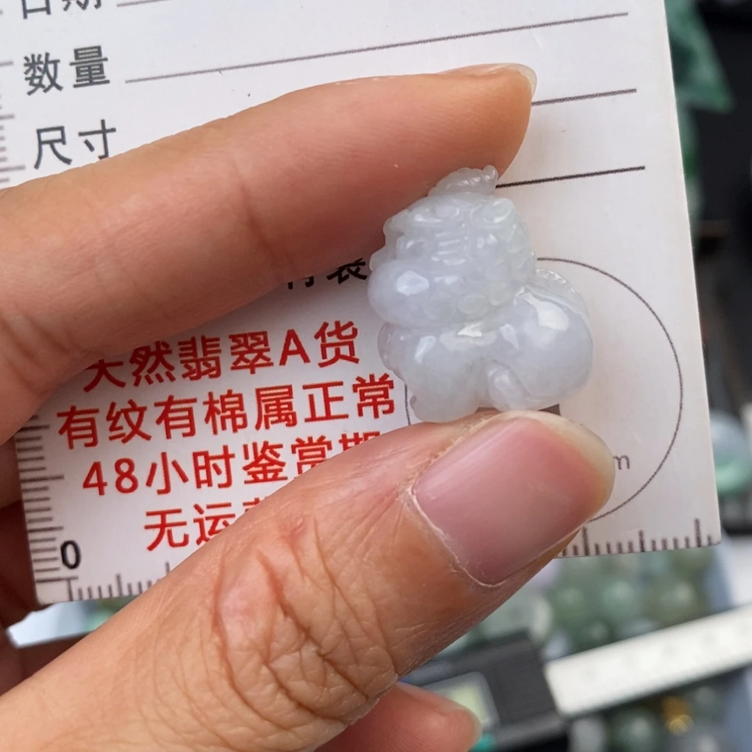 翡翠未镶嵌颈饰貔貅