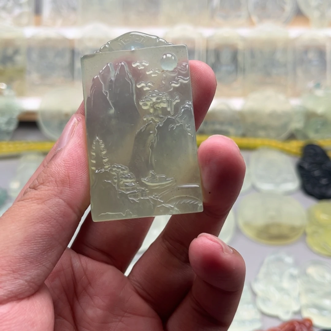 未镶嵌蛇纹石玉颈饰