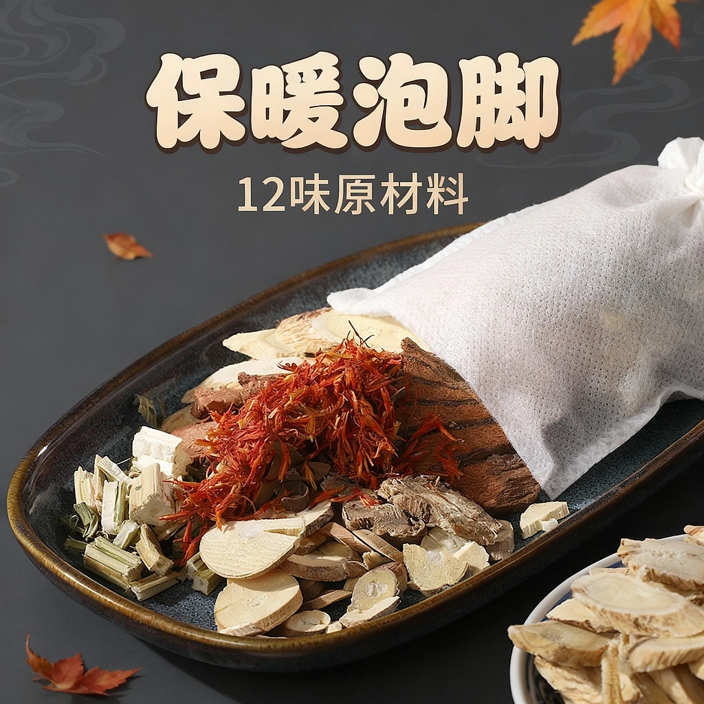 胡子叔叔泡澡泡脚包十二味原材料40克每包